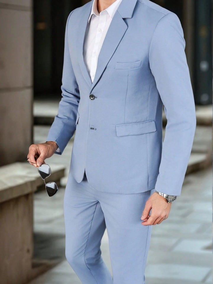 Costum SHEIN, albastru