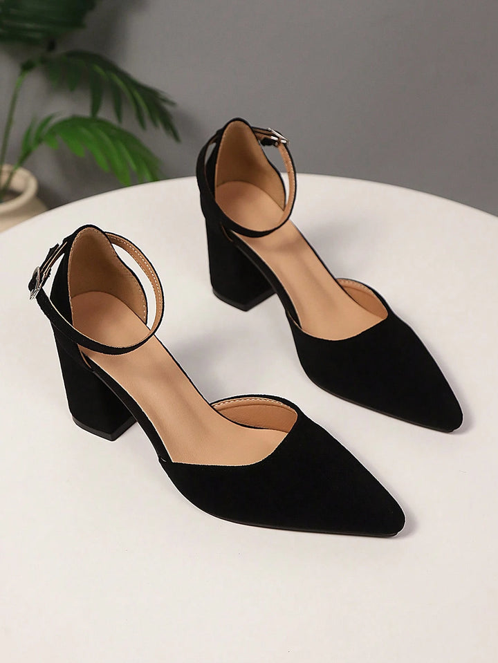 Pantofi cu toc SHEIN, negru