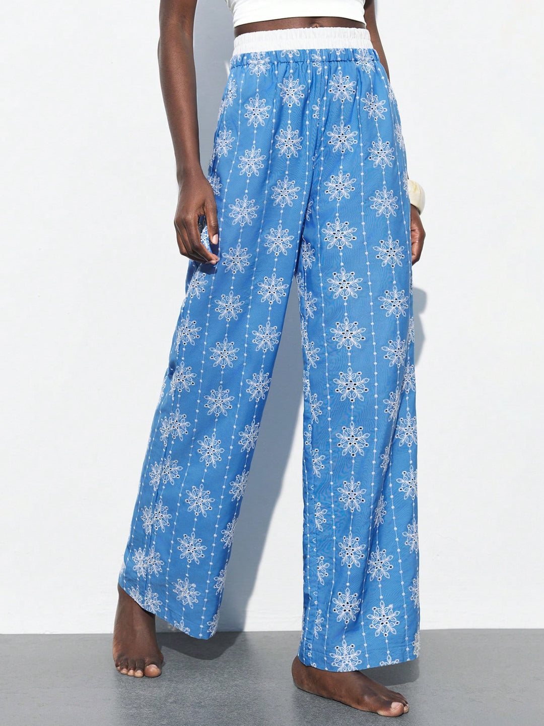 Pantaloni SHEIN, albastru