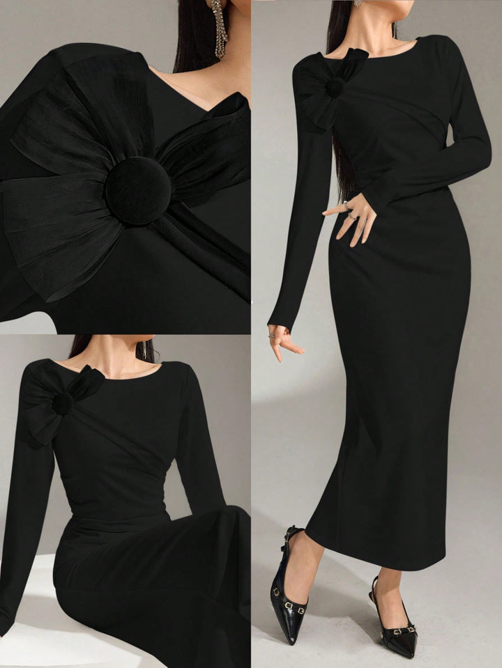 Rochie maxi SHEIN, negru
