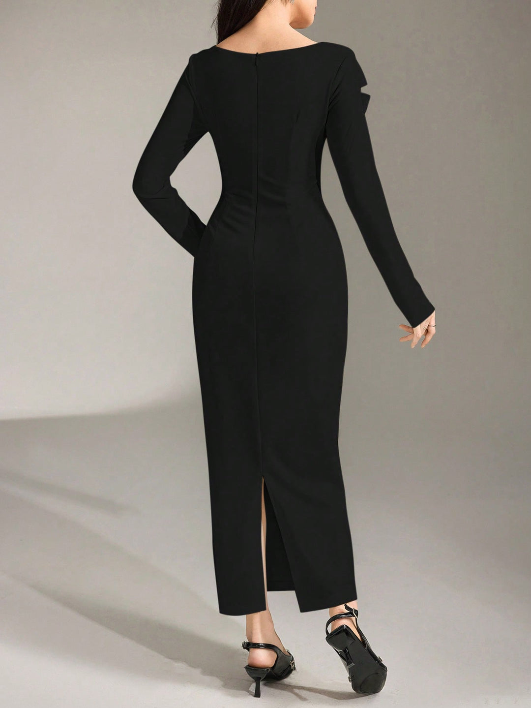 Rochie maxi SHEIN, negru