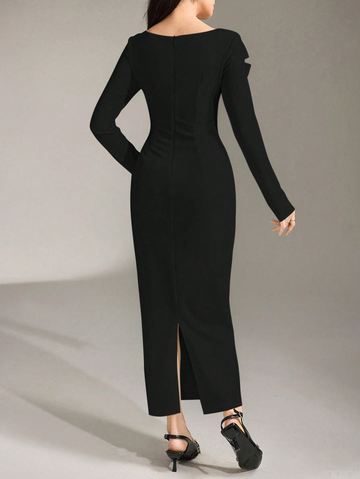 Rochie maxi SHEIN, negru