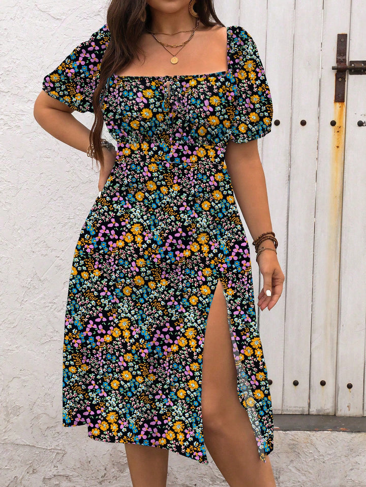 Rochie maxi SHEIN, mix culori