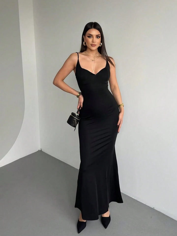 Rochie maxi SHEIN, negru