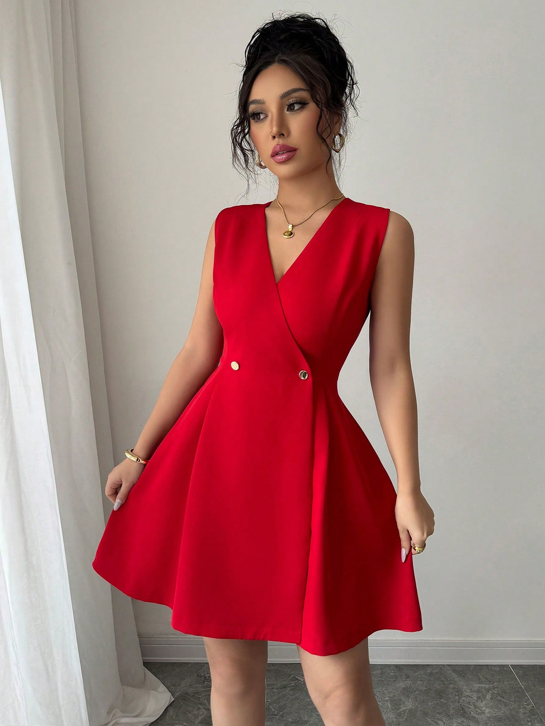 Rochie mini SHEIN, roșu