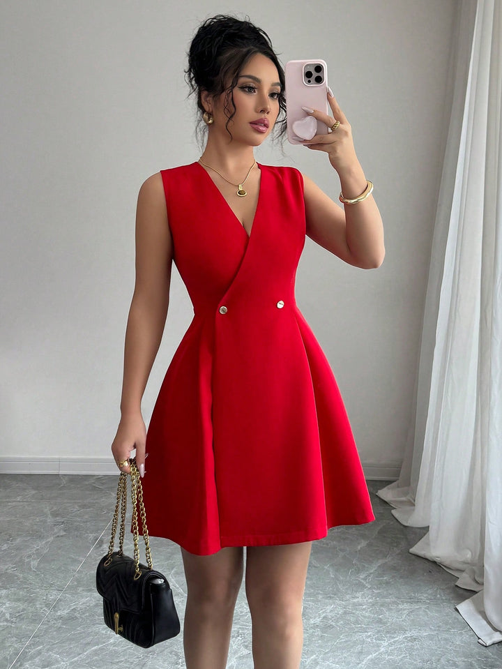 Rochie mini SHEIN, roșu
