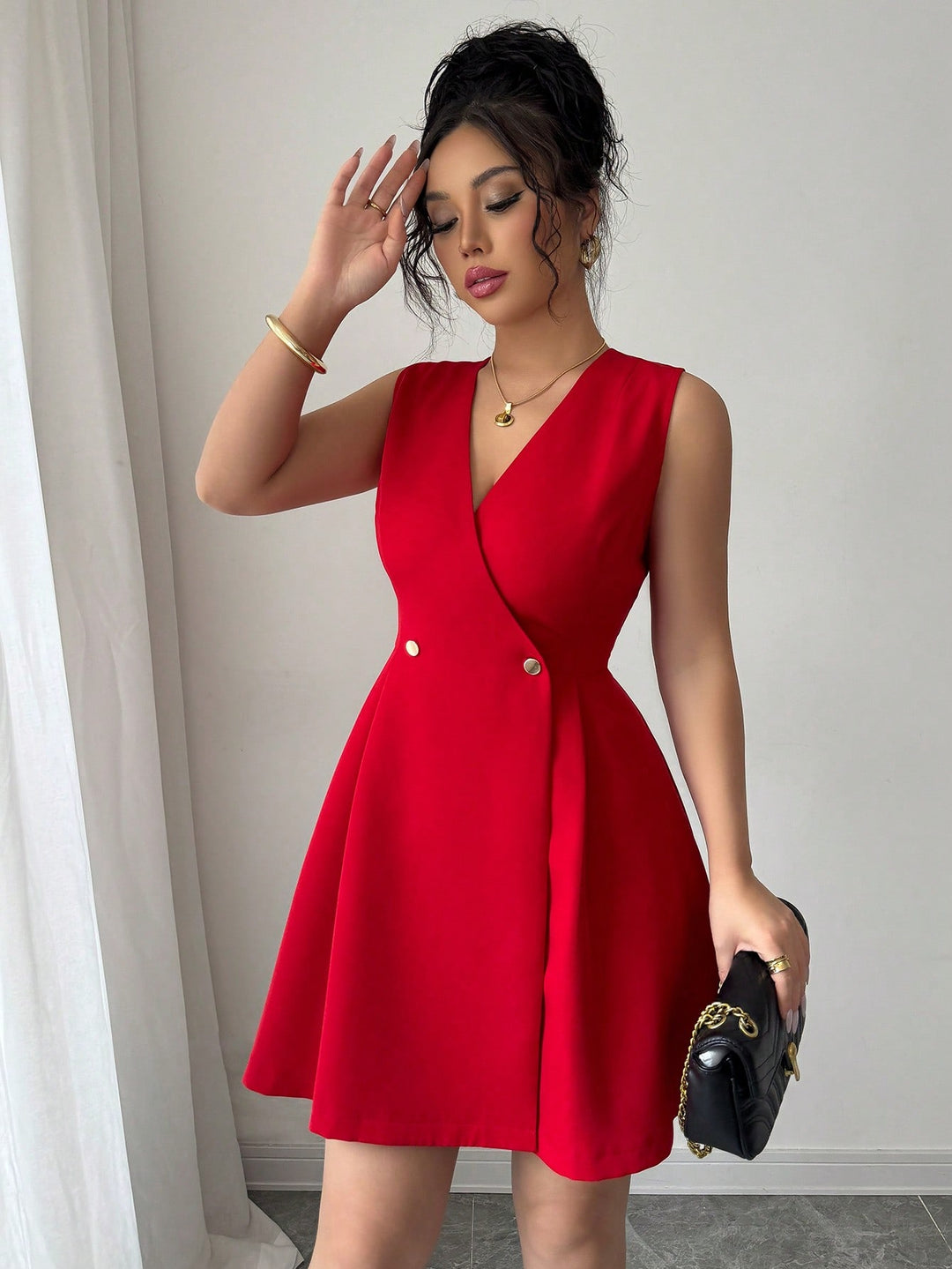 Rochie mini SHEIN, roșu
