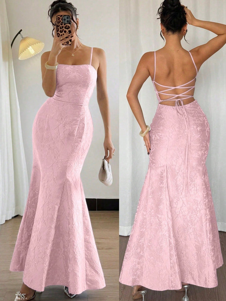 Rochie maxi SHEIN, roz