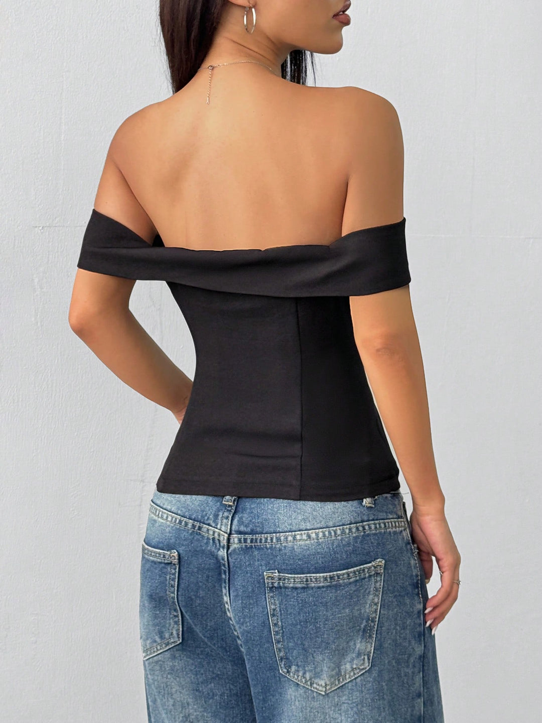 Sacou SHEIN, negru