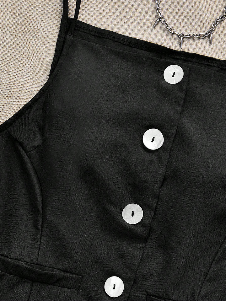 Top SHEIN, negru