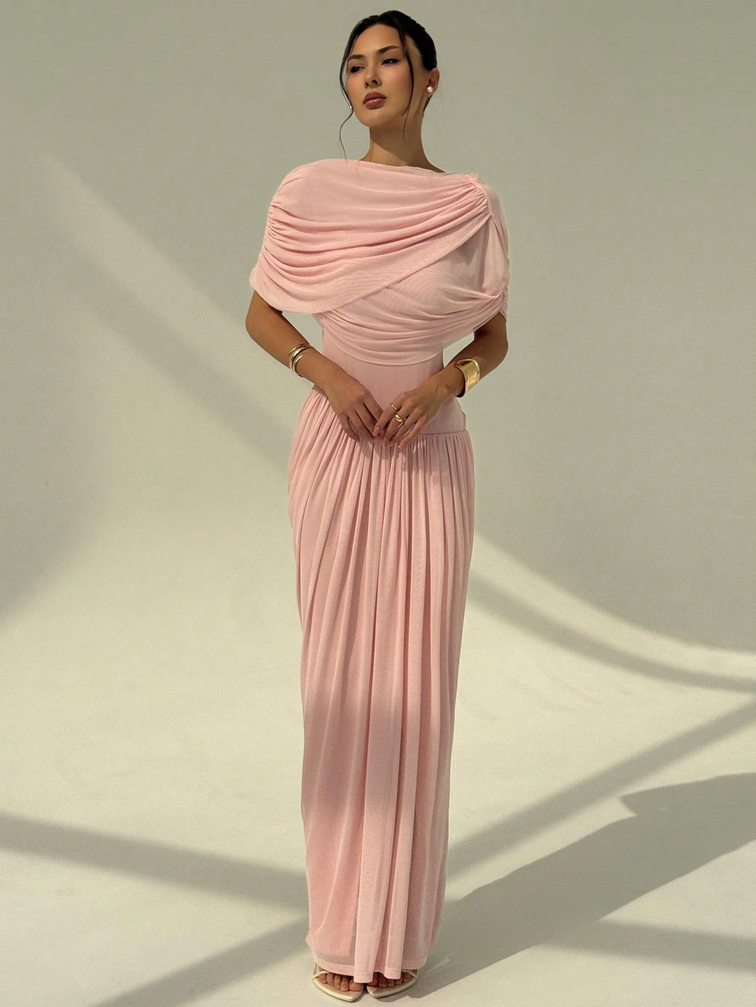 Rochie maxi SHEIN, roz