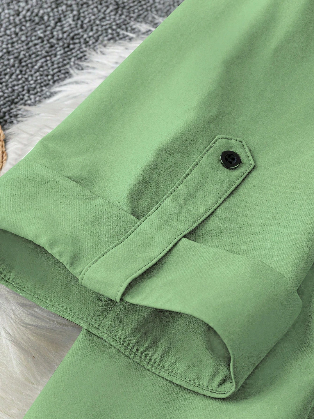 Rochie tip cămașă SHEIN, verde