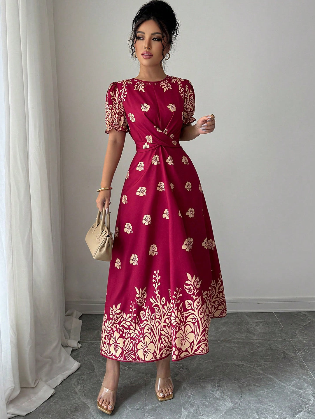 SHEIN Maxi ruha, piros