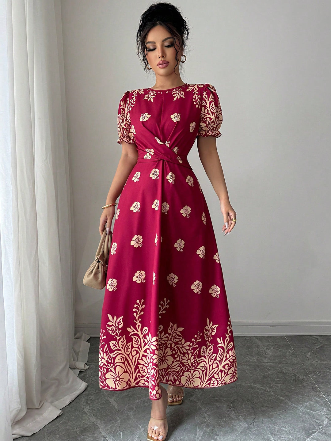Rochie maxi SHEIN, roșu