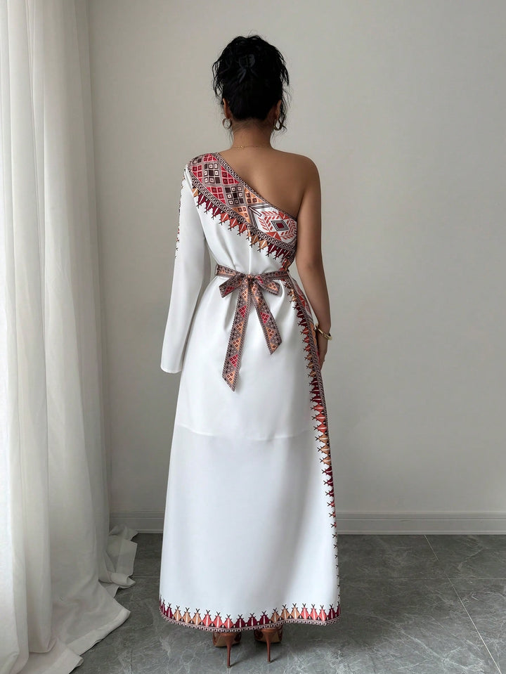 Rochie maxi SHEIN, alb