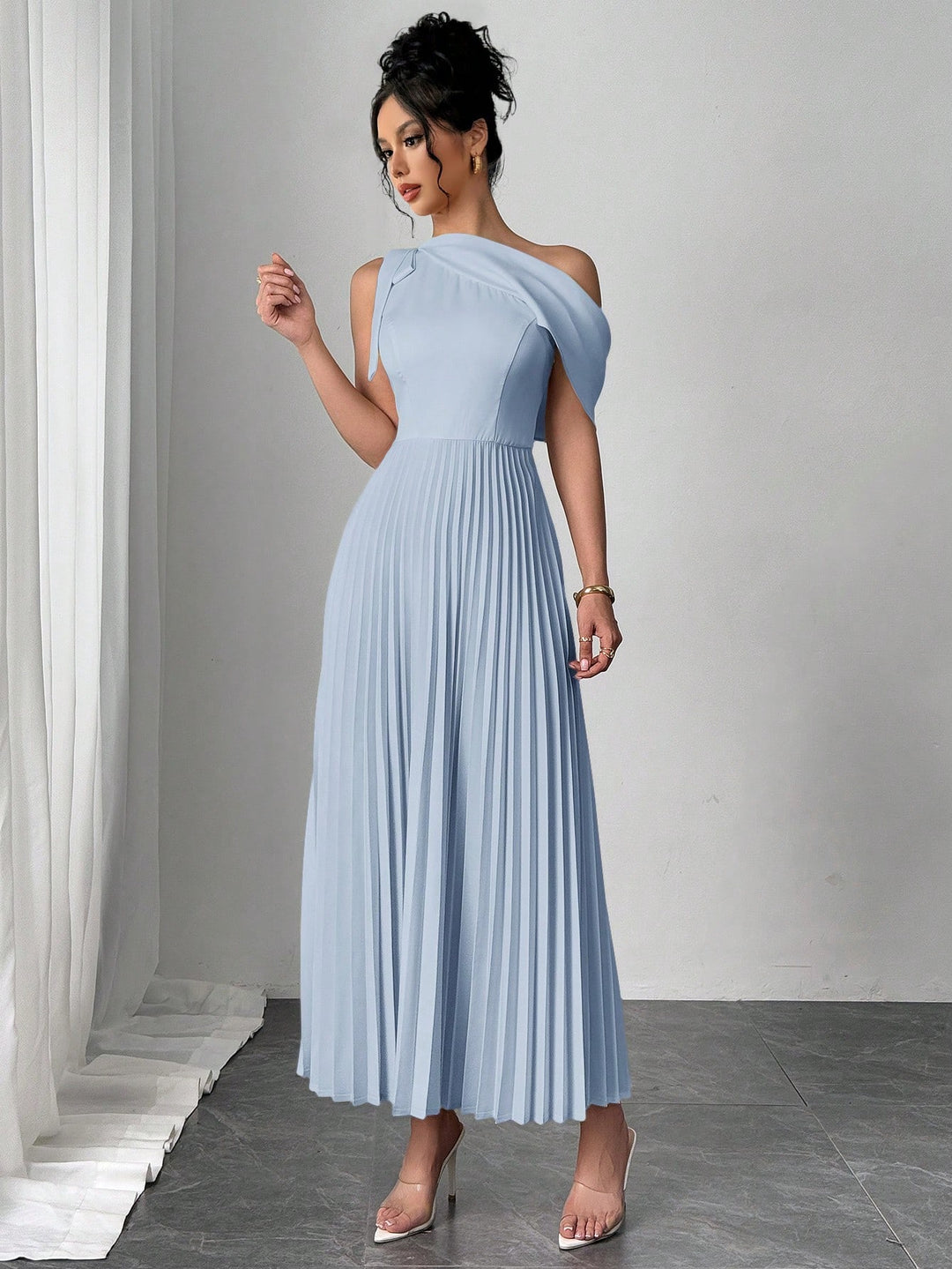 Rochie maxi SHEIN, albastru
