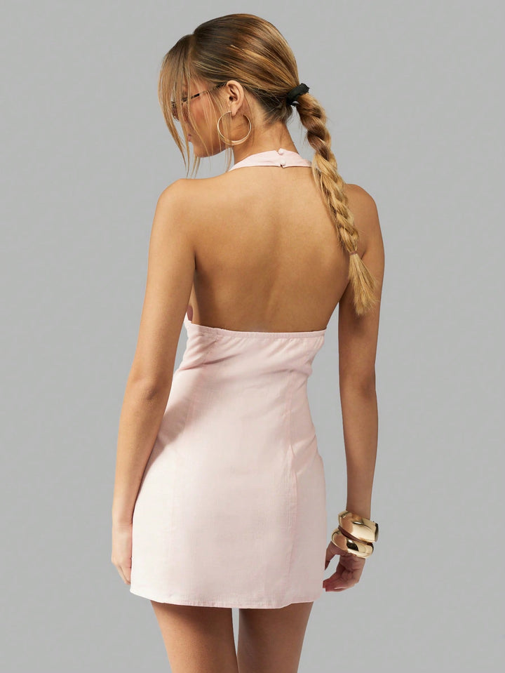 SHEIN mini ruha, rózsaszín