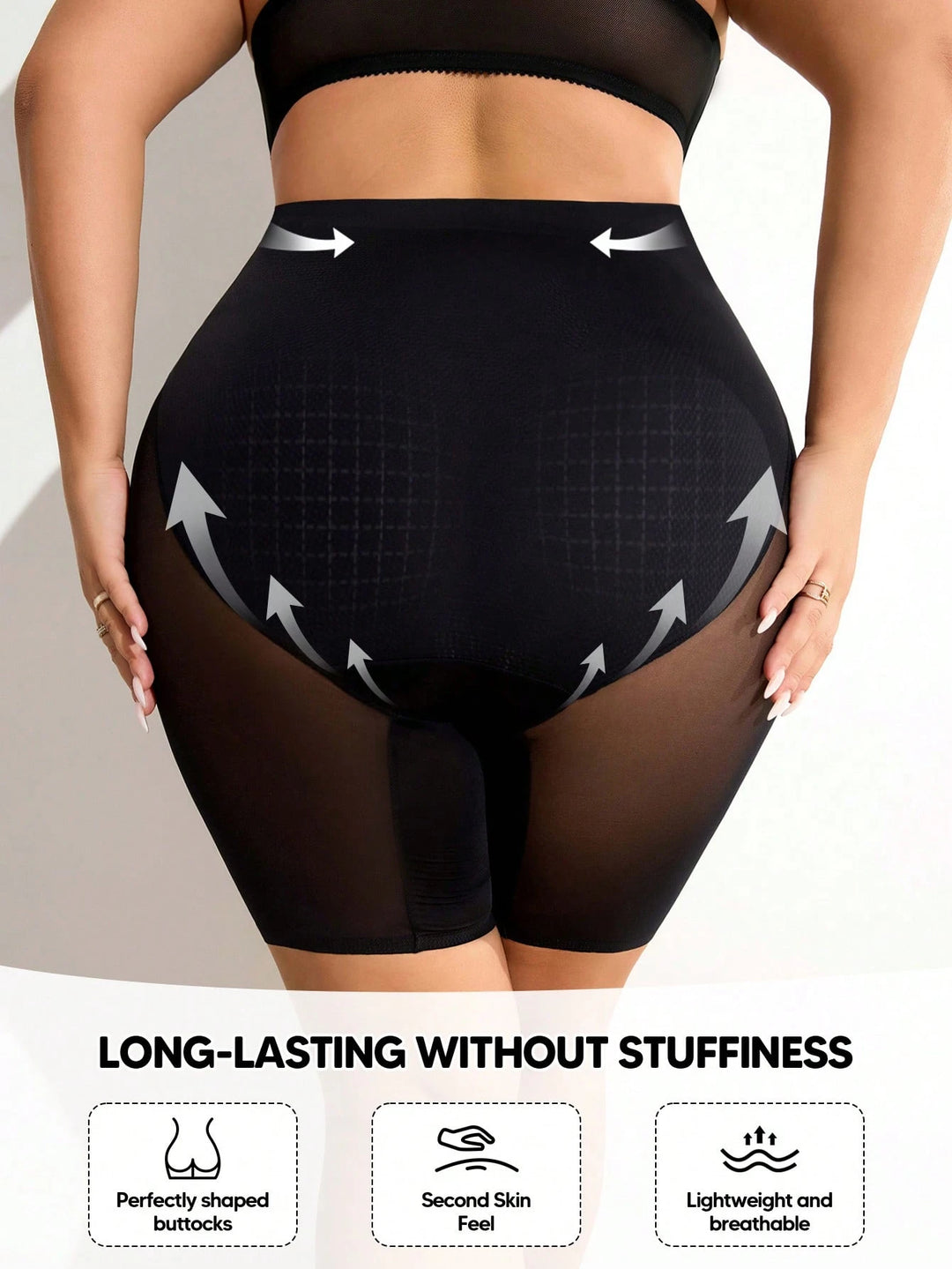 Lenjerie modelatoare SHEIN, negru
