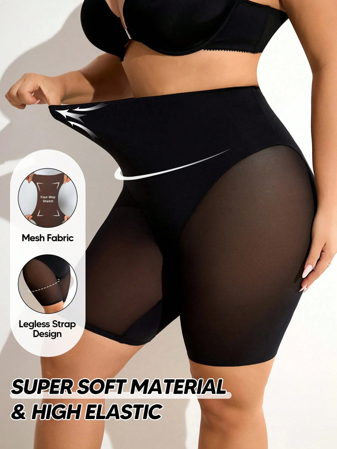 Lenjerie modelatoare SHEIN, negru