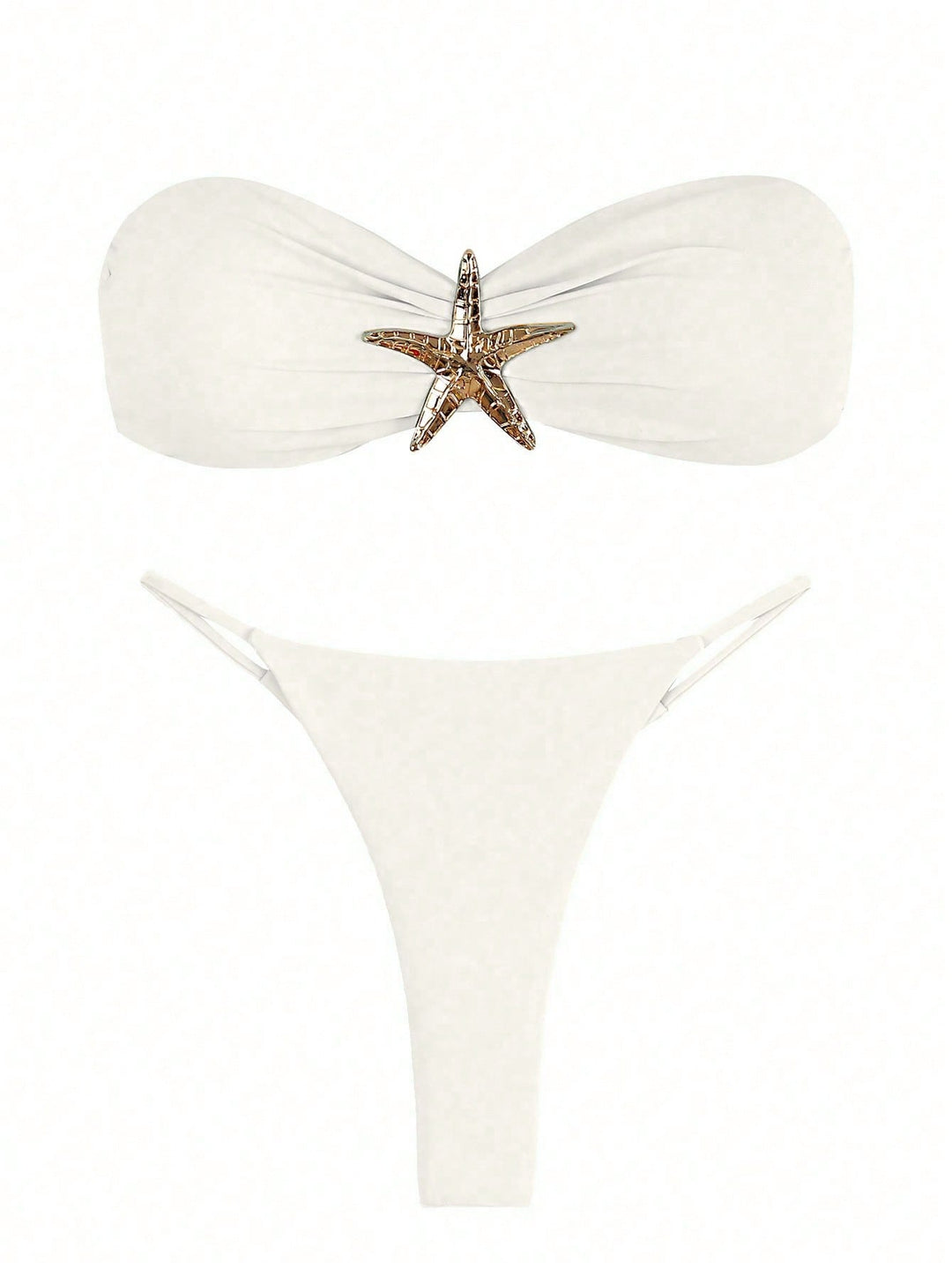 SHEIN bikinifelső, fehér