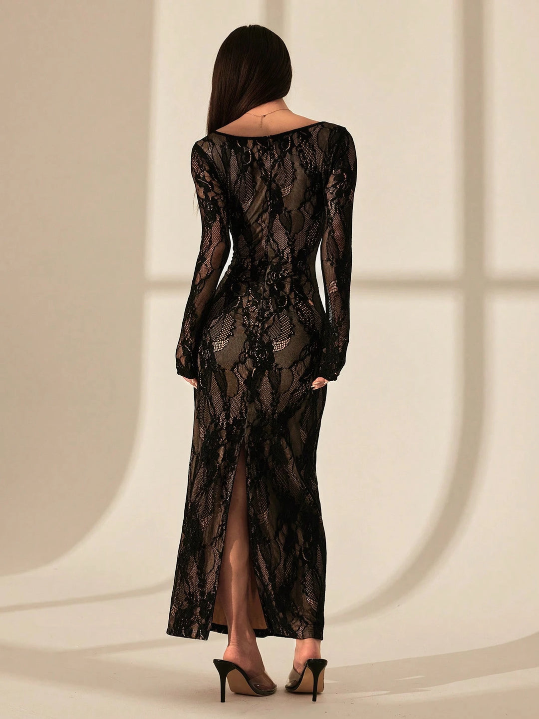 Rochie maxi SHEIN, negru