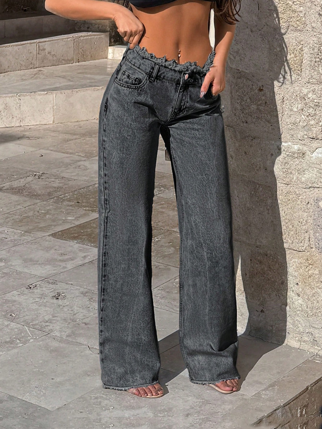Jeans SHEIN, gri