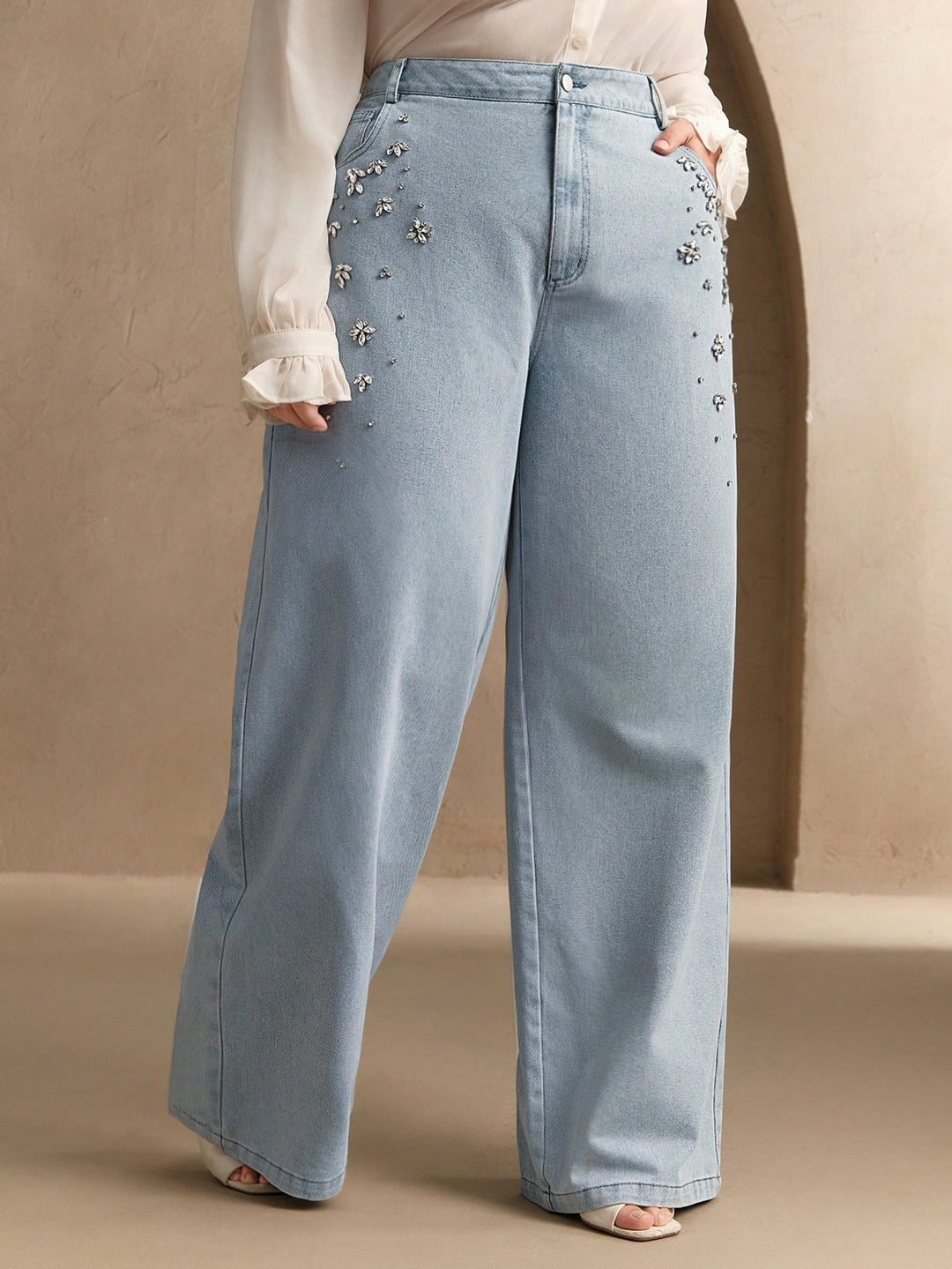 Jeans SHEIN, albastru