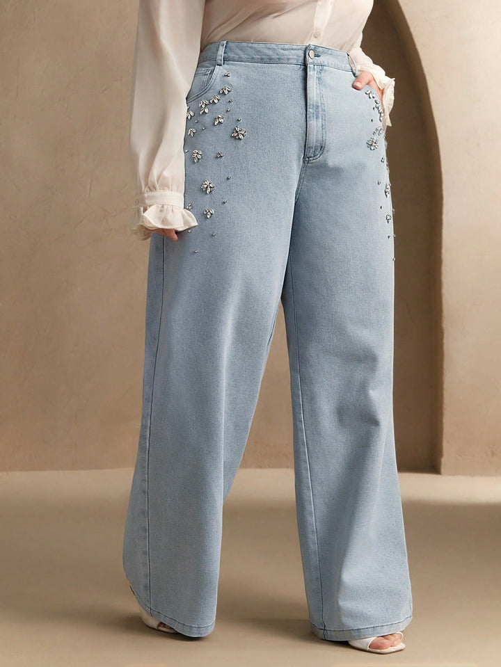 Jeans SHEIN, albastru