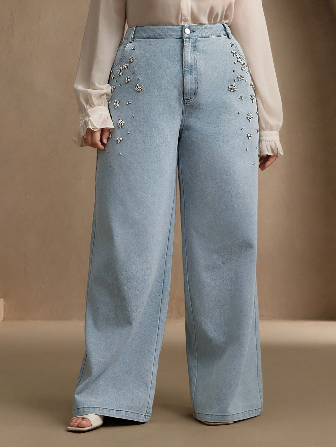 Jeans SHEIN, albastru