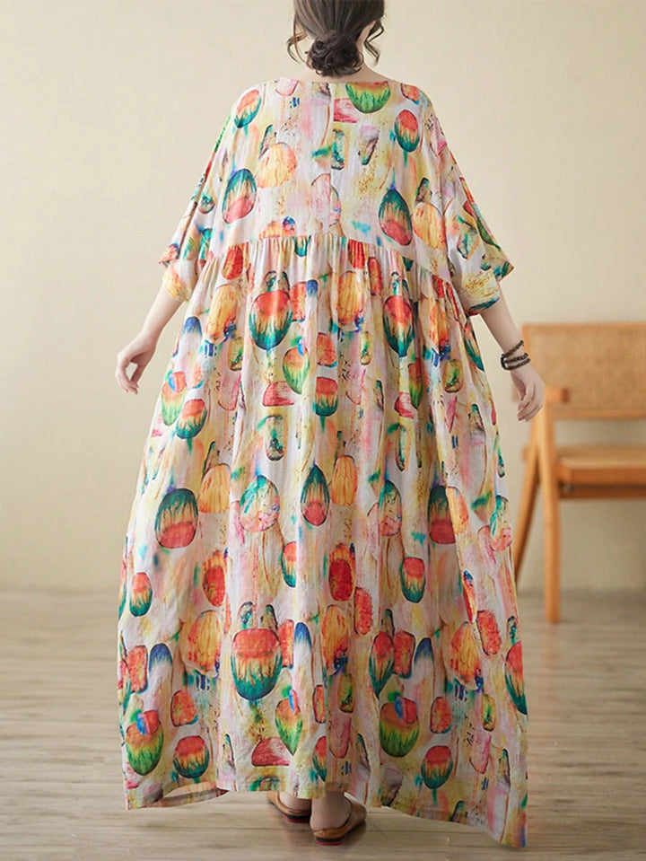 Rochie maxi SHEIN, mix culori
