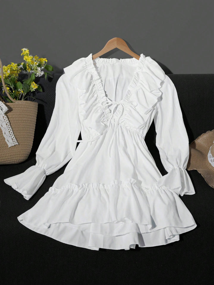 Rochie scurtă SHEIN, alb