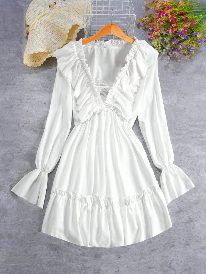 Rochie scurtă SHEIN, alb