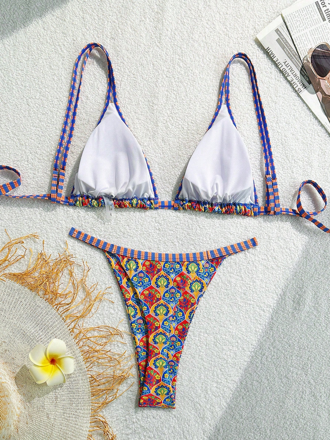 SHEIN fürdőruha bikini szett, színes