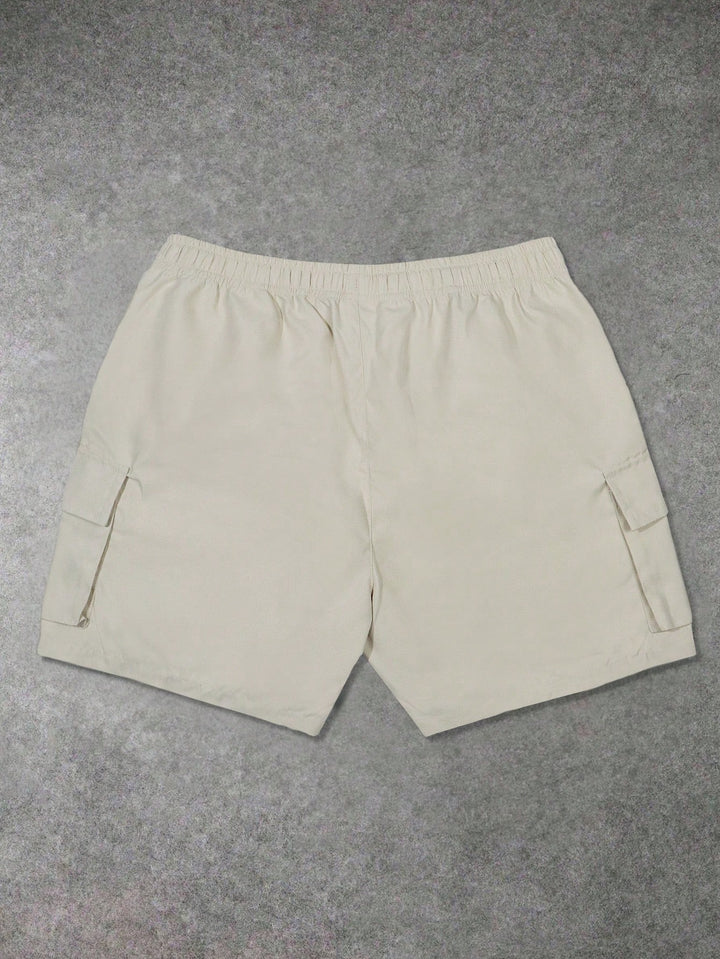 Pantaloni scurți SHEIN, crem