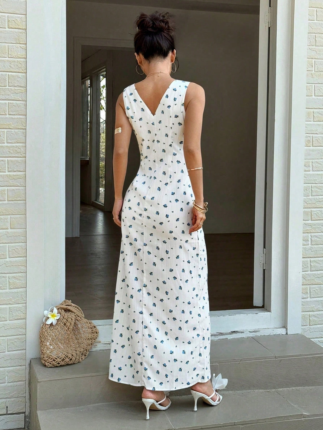 Rochie maxi SHEIN, mix culori