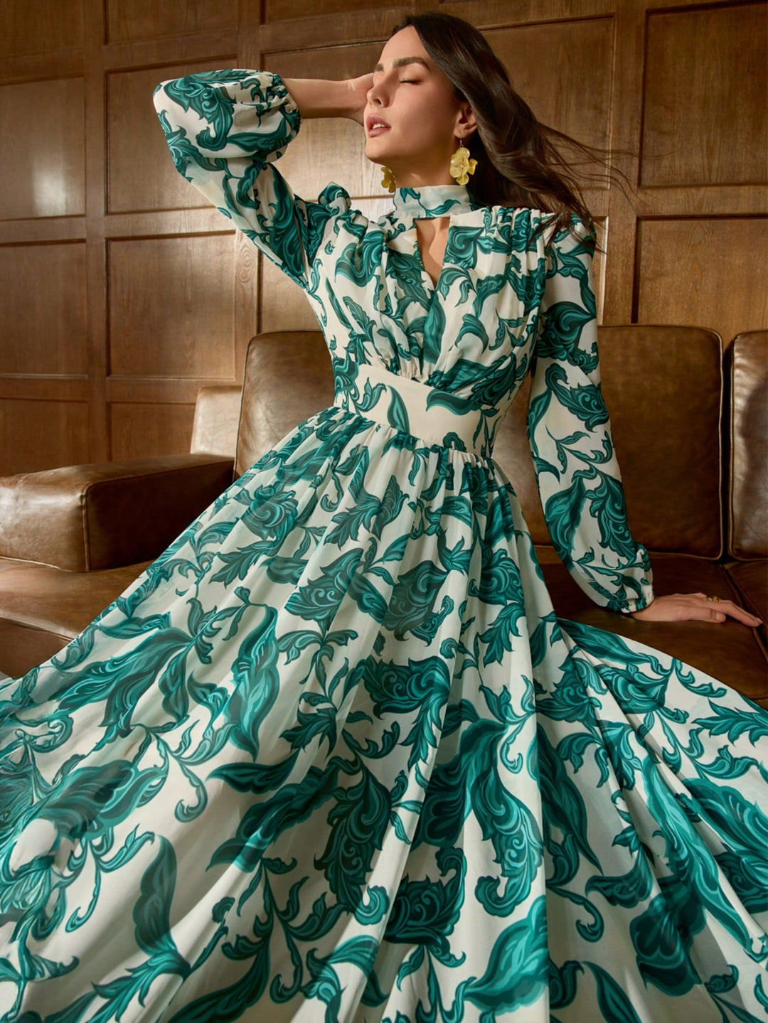 Rochie SHEIN, verde