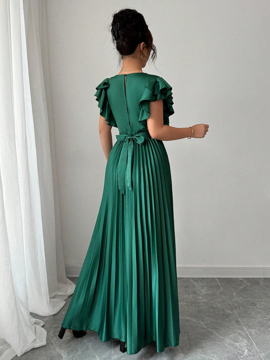 SHEIN zöld maxi ruha