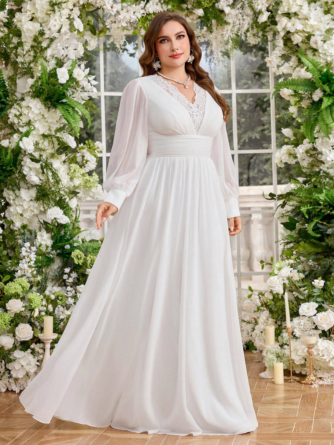 Rochie de mireasă SHEIN, alb