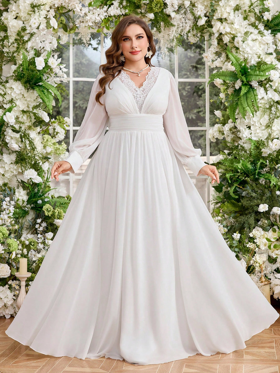 Rochie de mireasă SHEIN, alb