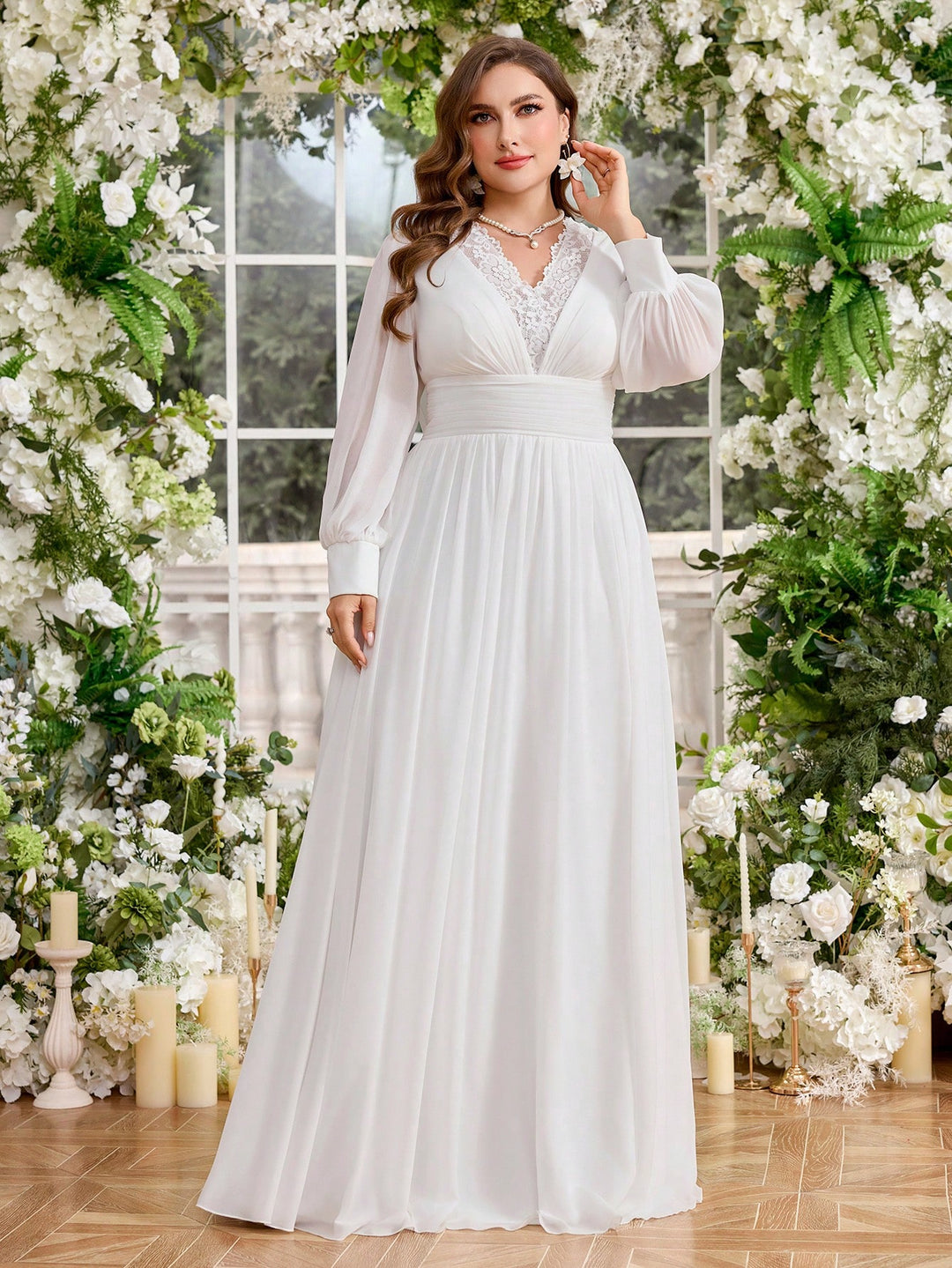 Rochie de mireasă SHEIN, alb