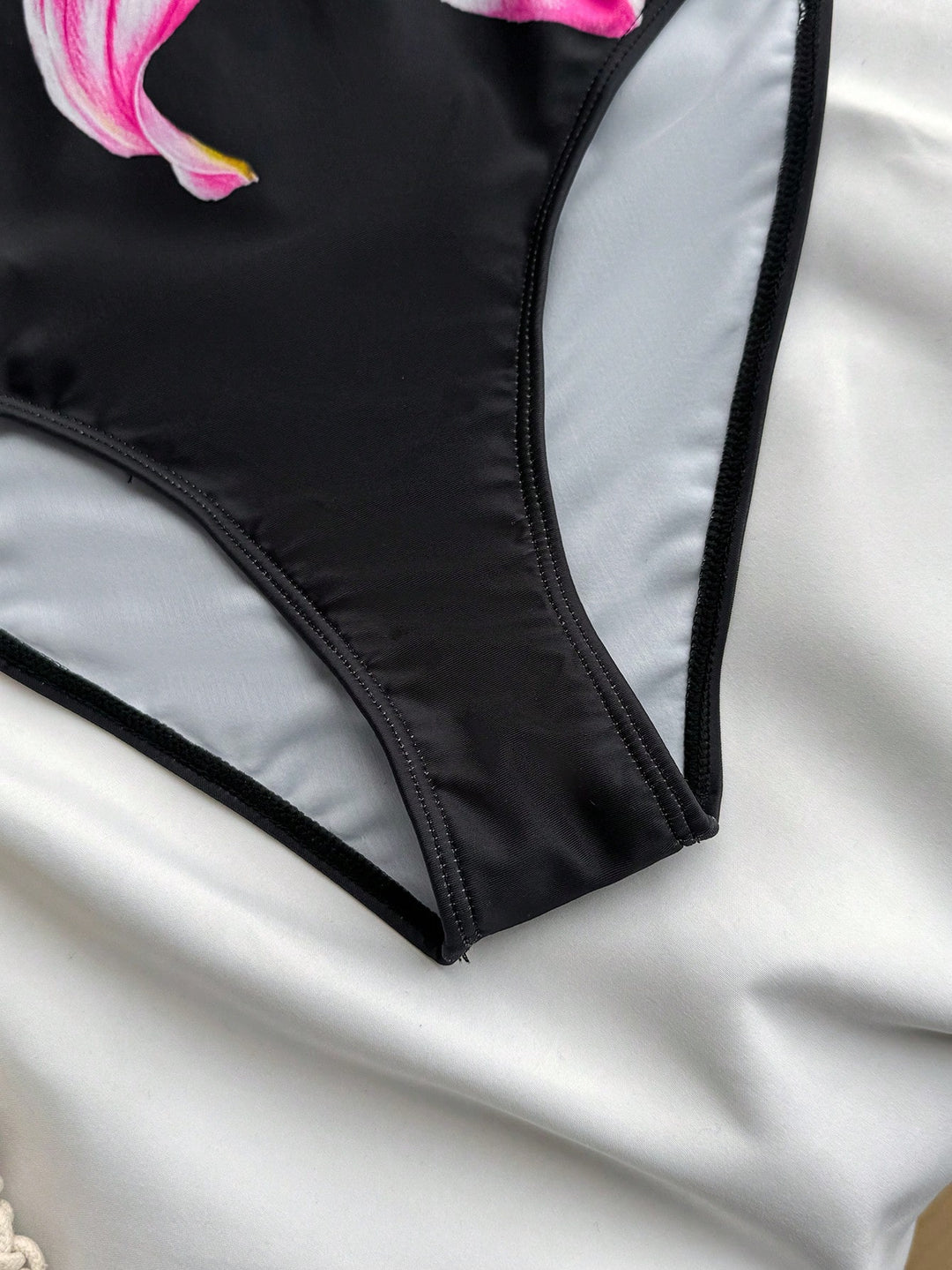 SHEIN egyrészes fürdőruha, fekete