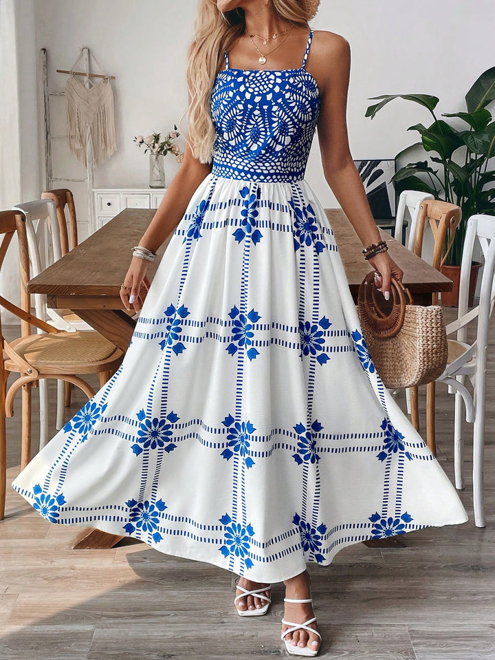Rochie maxi SHEIN, albastru