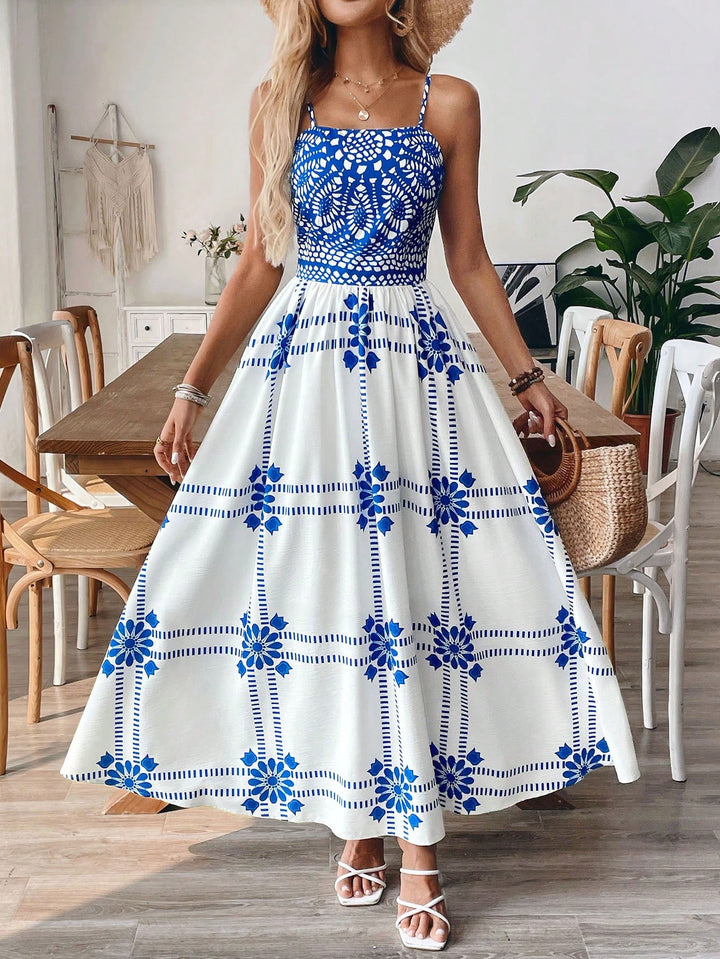 Rochie maxi SHEIN, albastru