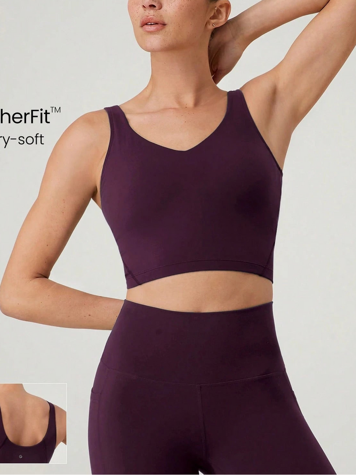 SHEIN sportmelltartó, lila