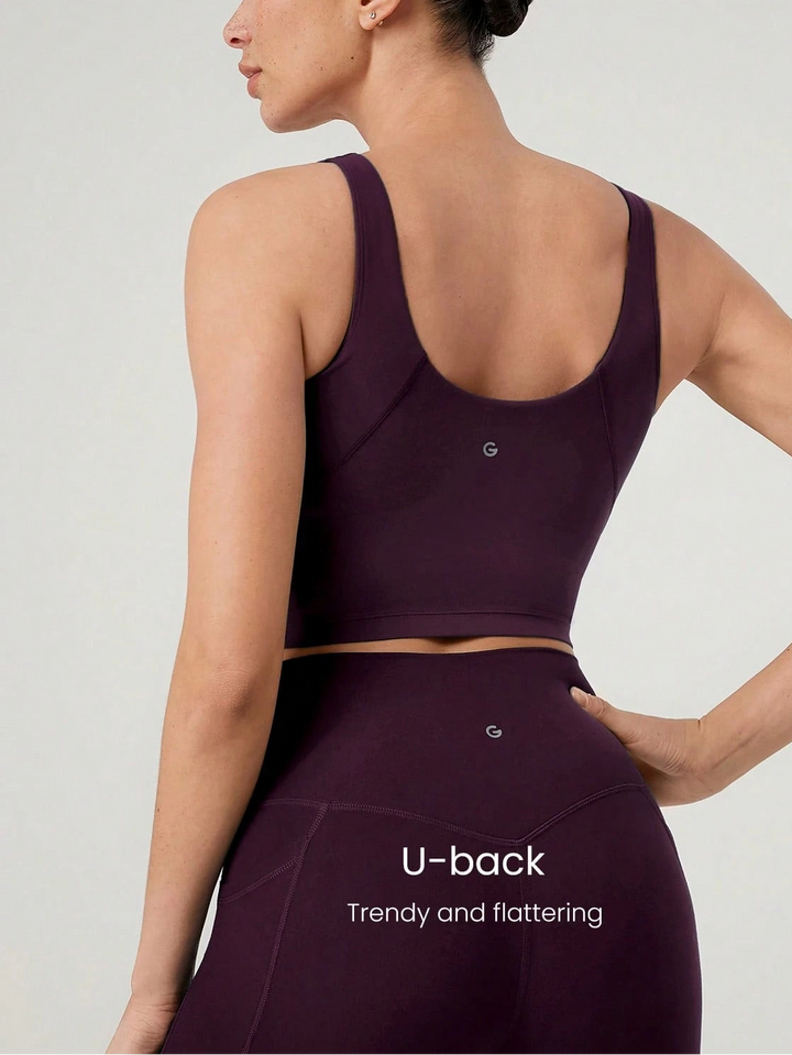 SHEIN sportmelltartó, lila