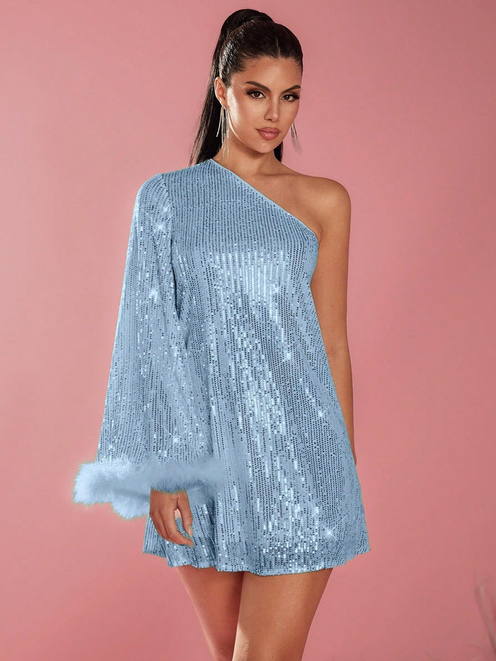 Rochie mini SHEIN, albastru