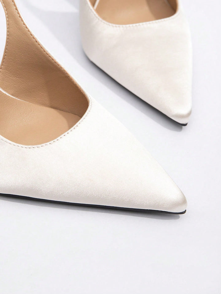 Pantofi cu toc SHEIN, bej