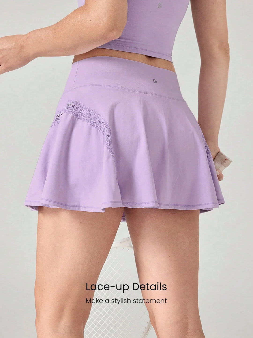 Shein skort, lila