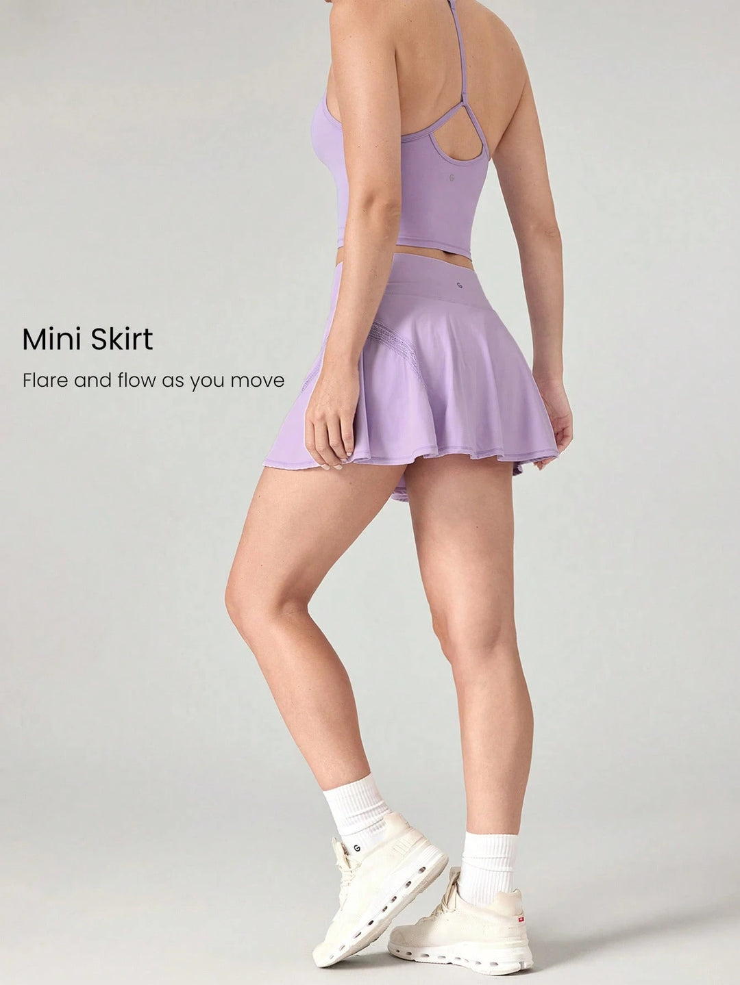 Shein skort, lila