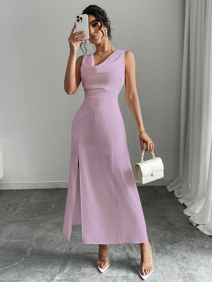 SHEIN midi ruha, lila